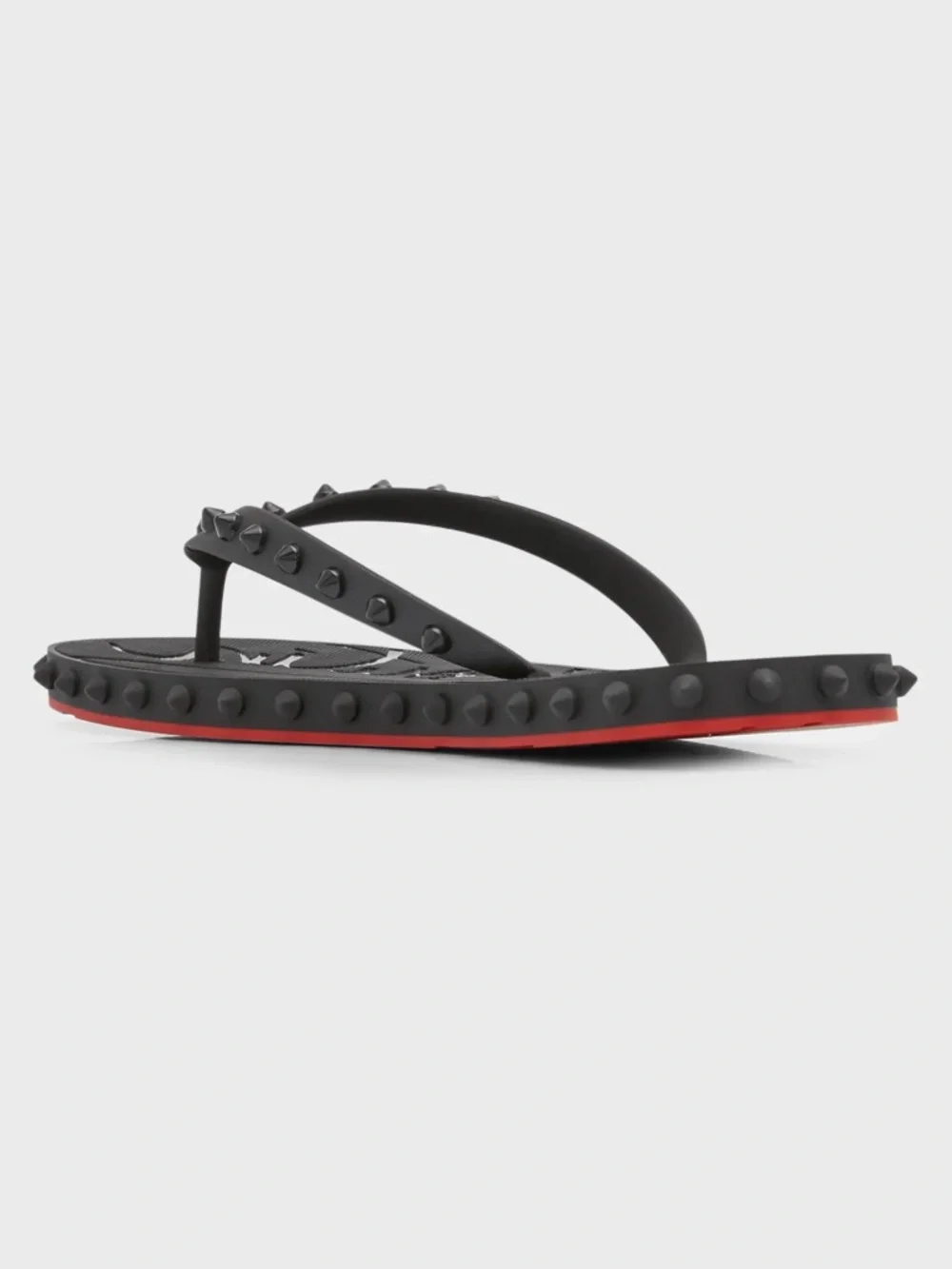 Christian Louboutin Loubi Donna Spike Flip Flops - Picture 5 of 8